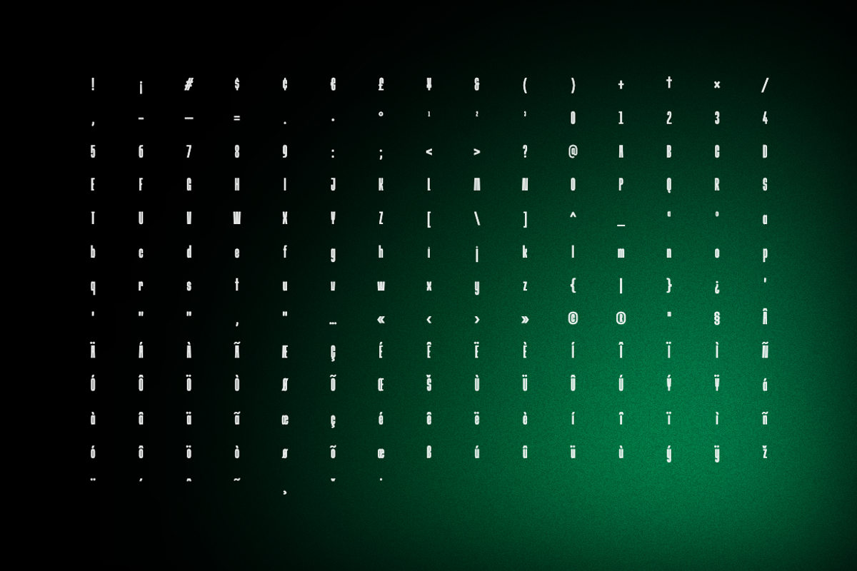 Riendier – Condensed Display Font, a Sans Serif Font by Webhance Studio (Photo 7 of 9)