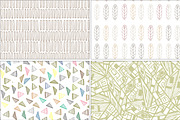Hand drawn seamless pattern set, a Pattern Graphic by SaharaArt (Thumbnail 5 of 8)