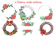Christmas watercolor collection, a Seasonal Illustration by DamriNa art (Thumbnail 5 of 9)