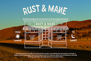 Meganthropus – Vintage Rough Display, a Sans Serif Font by Casloop Studio (Thumbnail 5 of 10)