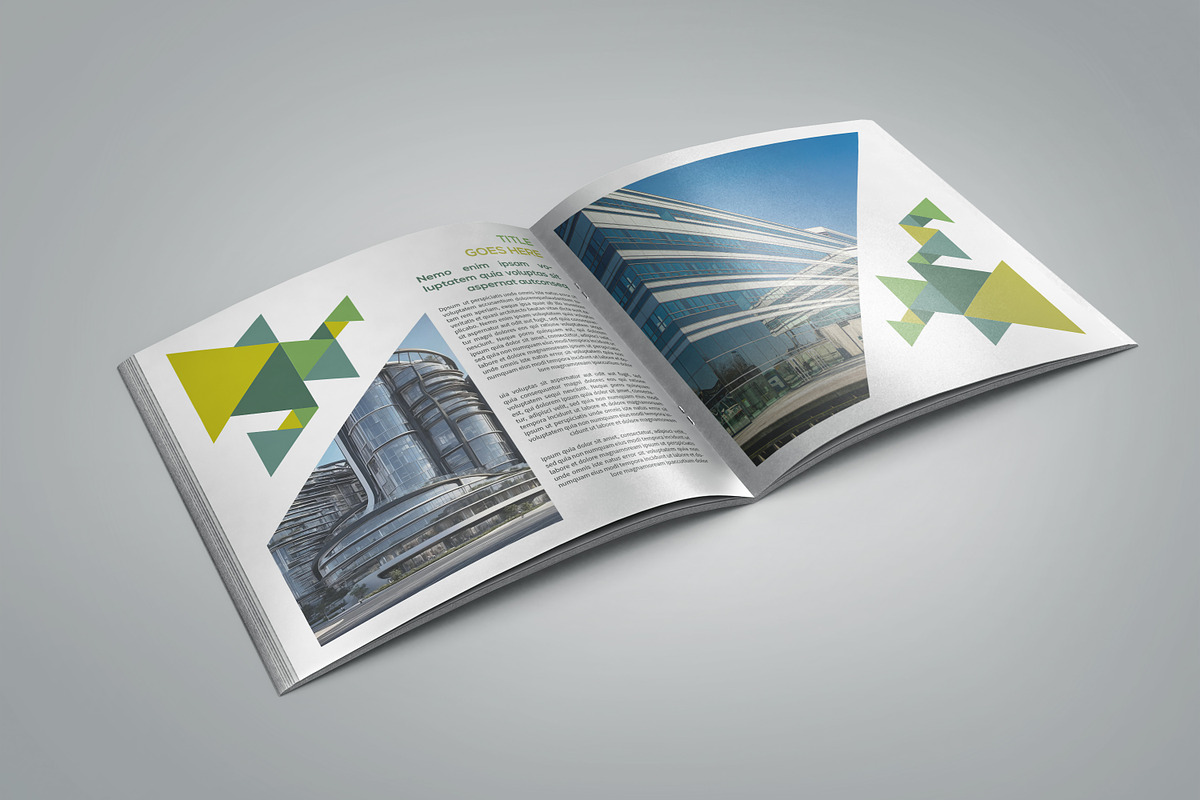 Architecture Square Bifold Brochure, a Brochure Template by Template Shop (Photo 3 of 9)