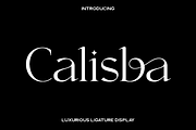 Calisba - Luxurious Ligature Display, a Serif Font by Luna Shop (Thumbnail 1 of 9)