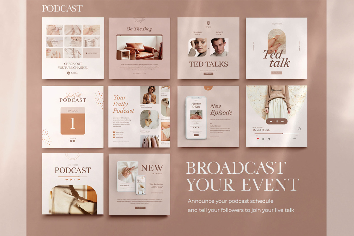 Wellness Instagram Creator CANVA PS, a Social Media Template by Eviory (Photo 22 of 48)