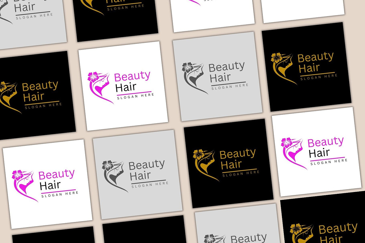 Stunning Beauty Shop Logo Design, a Branding & Logo Template by Mishek Munene (Photo 4 of 8)