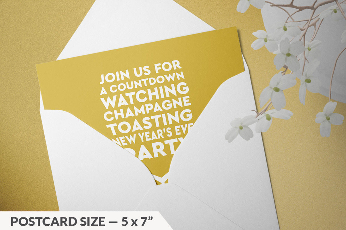 New Year's Eve Invitations, an Invitation Template by Designs by Justin Lynch (Photo 3 of 5)
