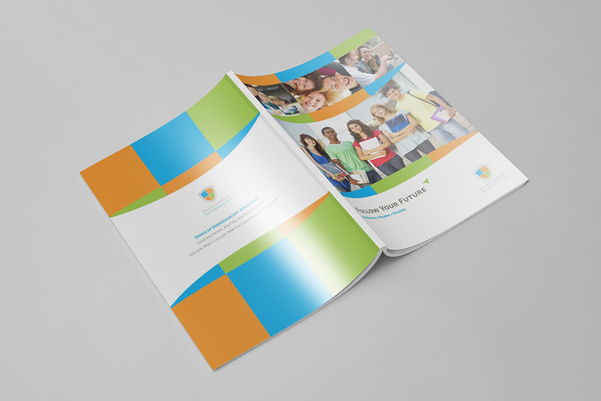 Educational Brochure Template, a Brochure Template by Carlos Fernando (Photo 4 of 7)