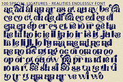 Realities Endlessly - Elegant Font, a Font by 177Studio (Thumbnail 8 of 8)