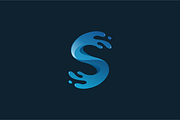 Letter S Water Splash Logo Template, a Branding & Logo Template by yopie (Thumbnail 1 of 3)