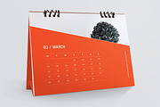 Desk Calendar 2018, a Stationery Template by Vepix (Thumbnail 6 of 12)