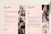 Nail Technician Resume Template, a Resume Template by Stanin Studio (Thumbnail 2 of 10)