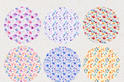 Seamless Watercolour Flower Papers, a Pattern Graphic by Natural Planners (Thumbnail 2 of 3)