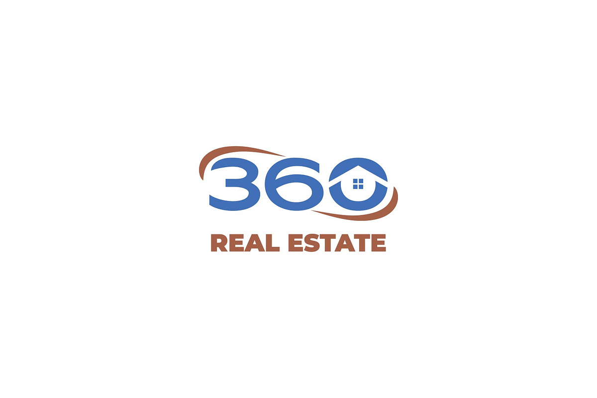 360 real estate logo, a Branding & Logo Template by ZHR Creative