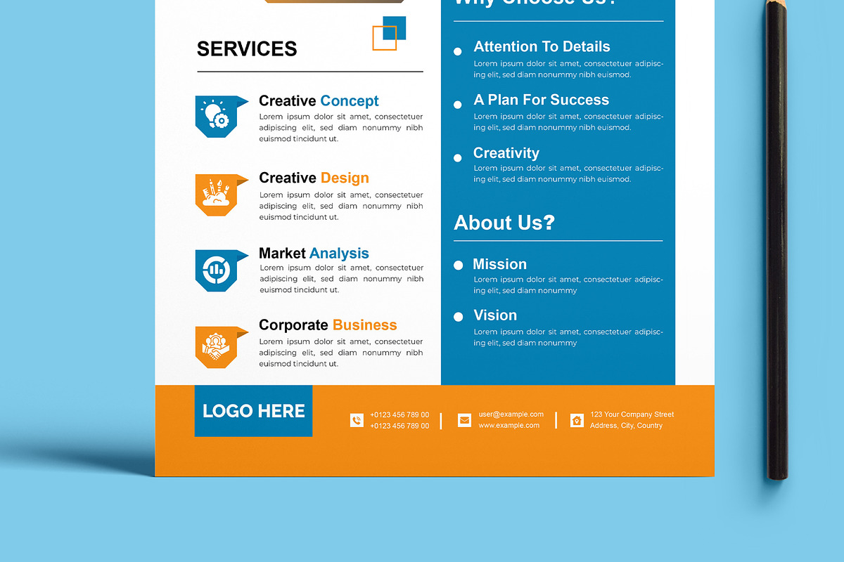 Business Marketing Flyer Design, a Flyer Template by MightyDesign (Photo 3 of 8)