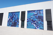 PSD mockup — industrial roller doors, an Advertising Mockup by Tania Hearn Studio (Thumbnail 2 of 4)