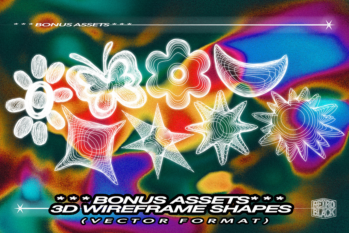 32 Retro Gradient Textures, a Texture Graphic by Retro Black Studio (Photo 10 of 13)