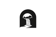 Waterfall Arch Landscape SVG Bundle, an Illustration by jahid234 (Thumbnail 13 of 31)