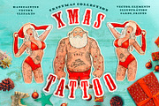 Cristmas collection: Xmas tattoo, an Education Illustration by LaVika (Thumbnail 1 of 5)