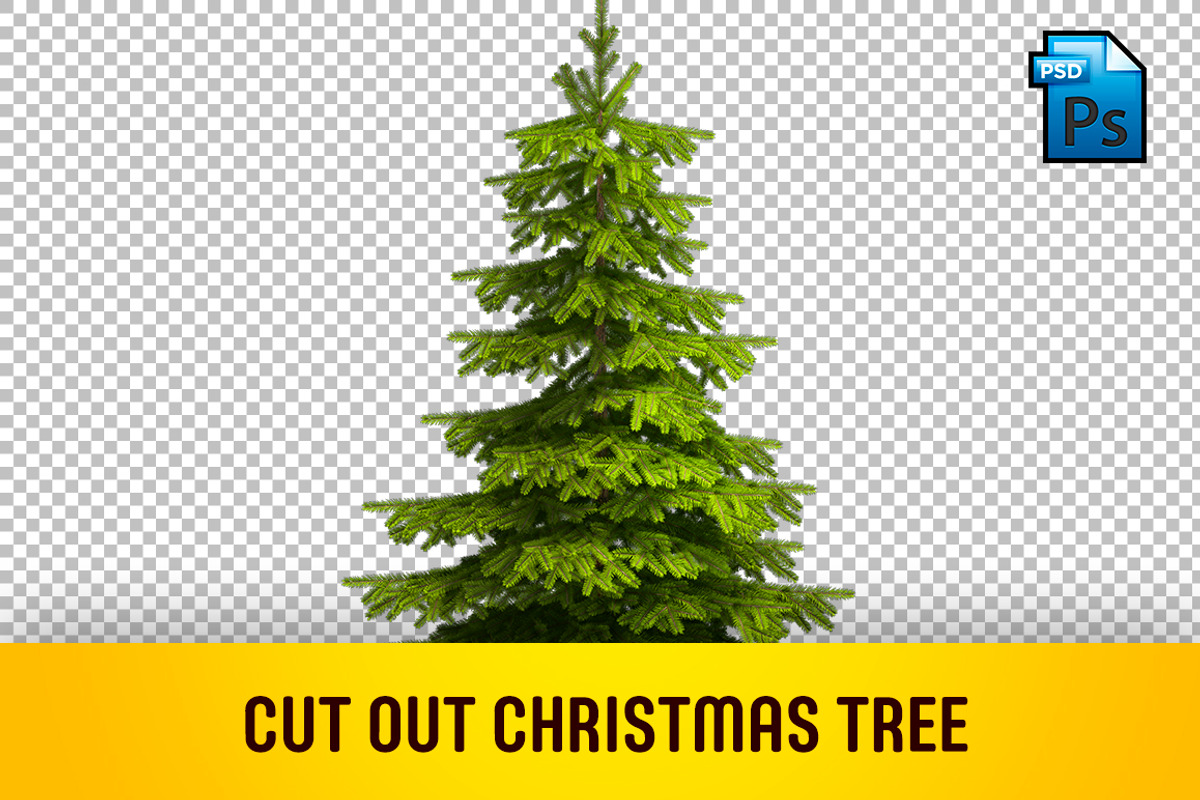 CUT OUT CHRISTMAS TREE, a Product Mockup by 3DSTORE (Photo 1 of 4)