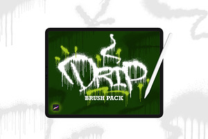 Drip Brush Pack - Procreate