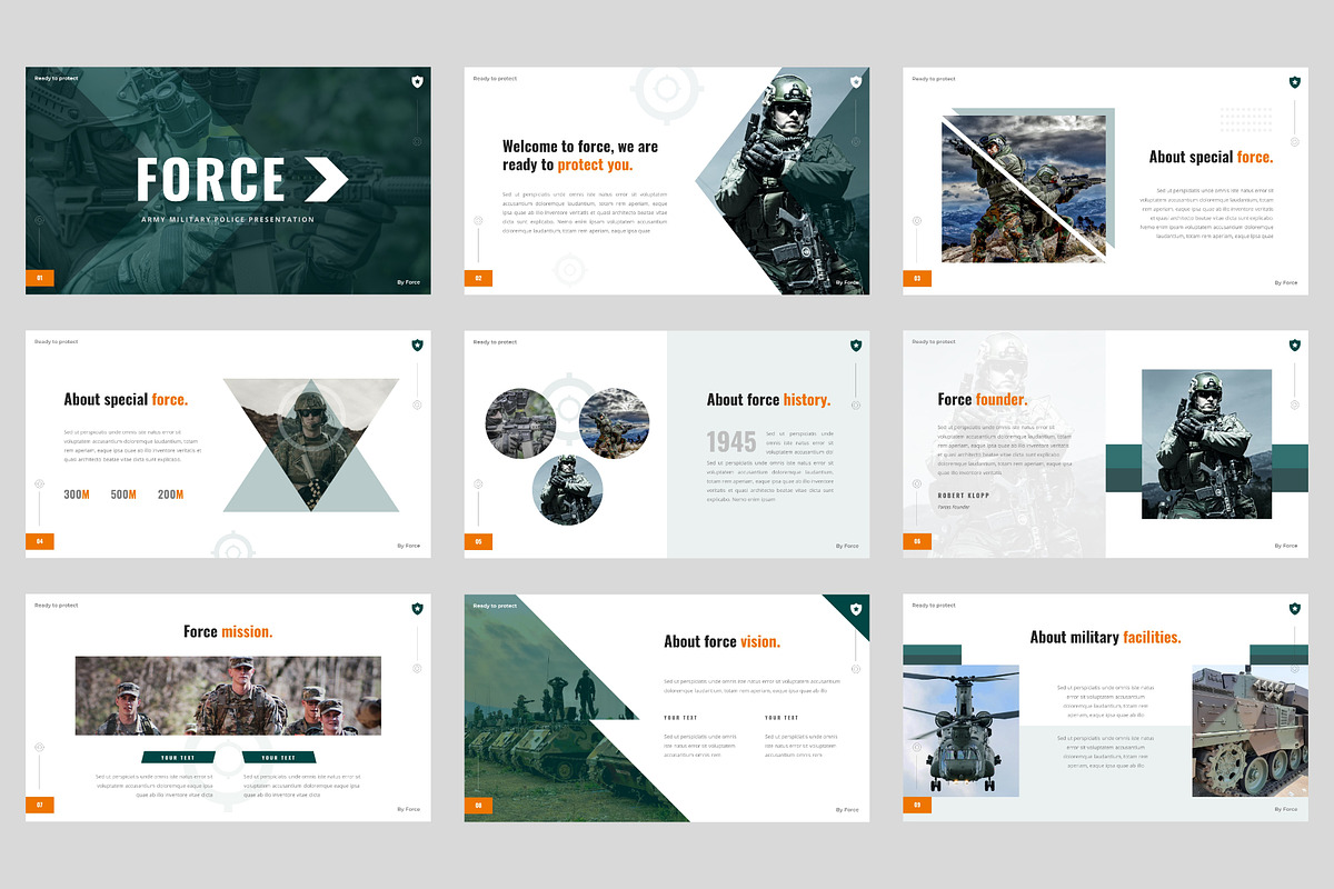 Army Military Police Google Slides, a Presentation Template by BeadyLab (Photo 2 of 6)