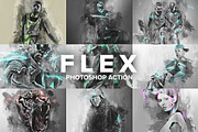 Flex Photoshop Action, An Action Add-On By Sevenstyles