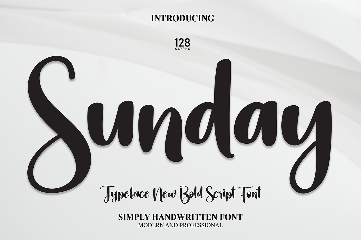 Sunday | Script Font, a Script Font by Scratchones (Photo 1 of 8)