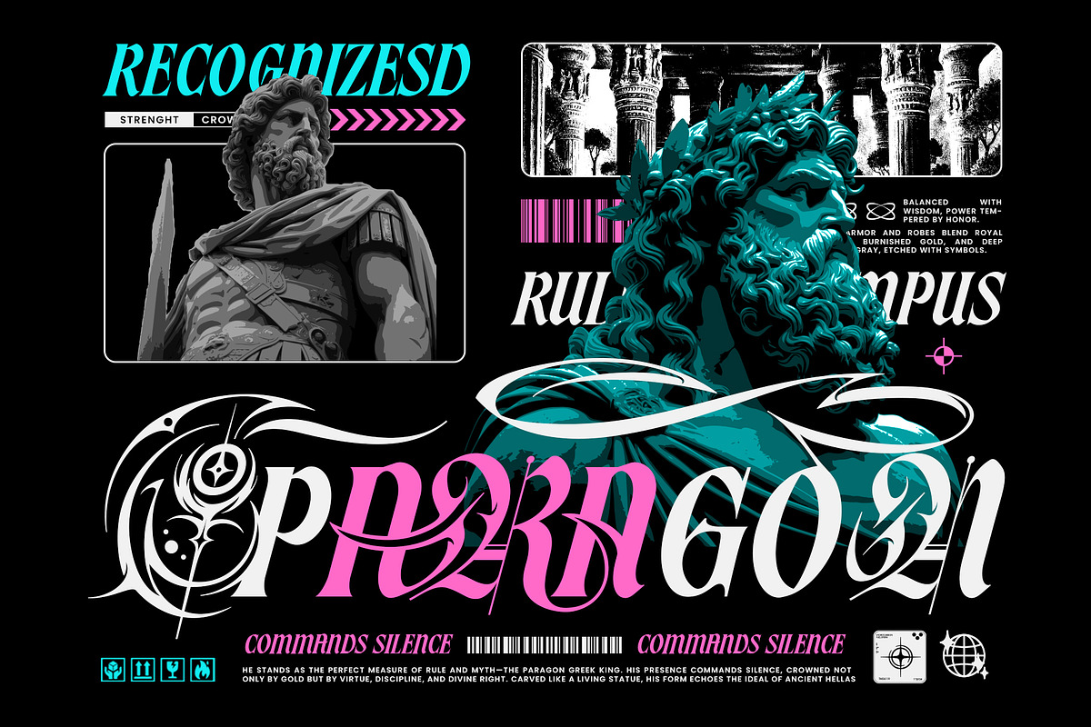 Gothic Ragged Typeface, a Blackletter Font by alit design (Photo 16 of 20)