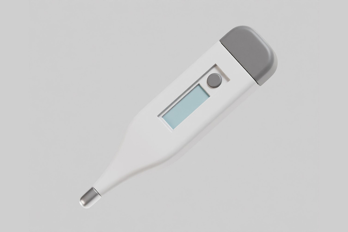 Digital Medical Thermometer, an Object 3D Model by fahad121 (Photo 4 of 8)