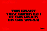 WARNING Font, a Font by Jordan Debney Art (Thumbnail 3 of 4)