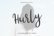 Hurly, a Script Font by Larin Type Co. (Thumbnail 1 of 8)