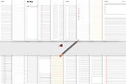 Notebook Lined Blank Paper Template, a Stationery Template by Design Zone (Thumbnail 2 of 6)