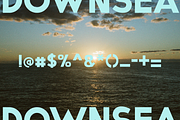 DownSea: Hand-Shaped Surf Font, a Sans Serif Font by ByStevie (Thumbnail 4 of 4)