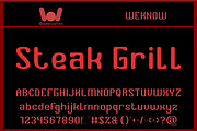 Barbecue font, a Font by weknow (Thumbnail 4 of 5)