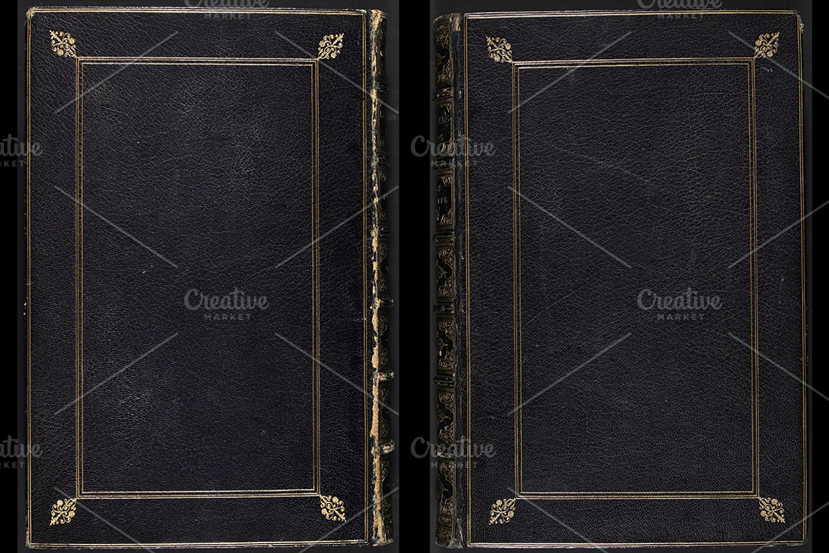 Antique Book Cover Textures, a Texture Graphic by Blue Line Design (Photo 4 of 25)