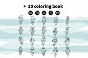 Cute Kawaii School Cones Characters, an Education Illustration by Palau (Thumbnail 11 of 12)