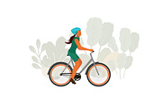 Bike / bicycle vector set, an Illustration by land art (Thumbnail 7 of 20)
