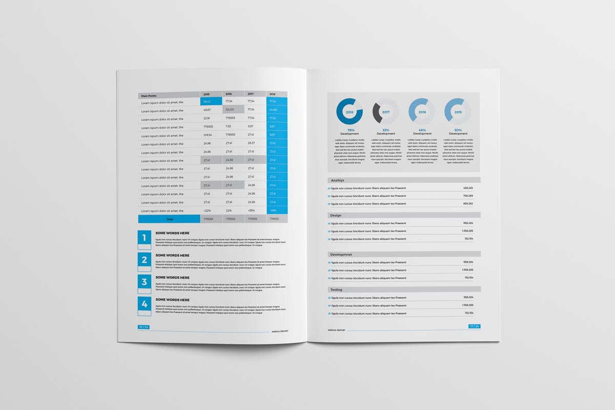 Annual Report Brochure, a Brochure Template by New Lines (Photo 10 of 11)