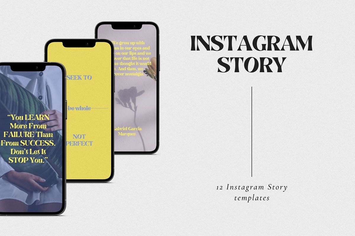 Instagram Inspirational Quotes CANVA, a Social Media Template by Lyrata Studio (Photo 7 of 14)