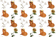 Watercolor Foxes, an Illustration by Pretty light (Thumbnail 4 of 5)