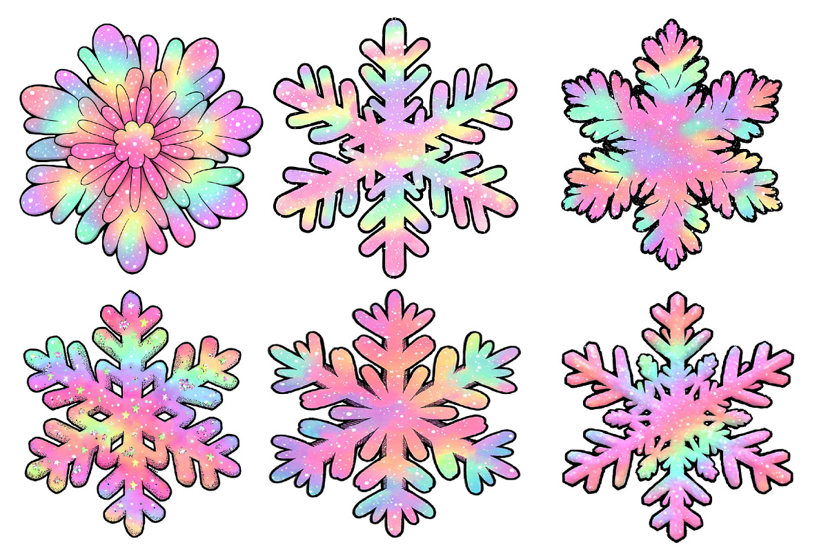 Chrristmas Snowflake clipart, an Illustration by Designworld (Photo 2 of 4)