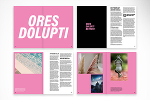 Bold And Modern Magazine Layout