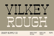 Vilkey Rough, a Slab Serif Font by Craft Supply Co. (Thumbnail 1 of 8)