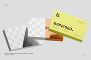 85x55 Business Card Mockup, an Advertising Mockup by Toasin Studio (Thumbnail 2 of 7)
