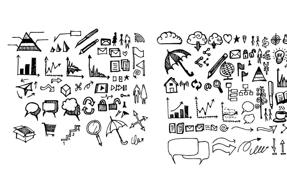 4657 Hand Drawn doodle elements, an Education Illustration by TKDoodle (Photo 16 of 77)