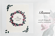 Amethyst Watercolor Floral Set, an Object Graphic by mina (Thumbnail 4 of 4)