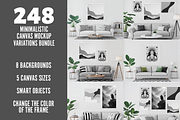 248 Minimalist Canvas Mockup Bundle, a Mockup by Redmixx Design (Thumbnail 1 of 8)