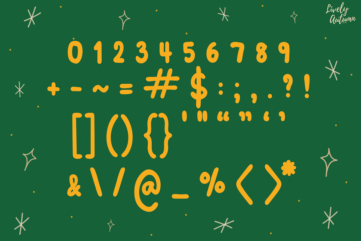 Twinkle Notes | Handwriting font, a Handwritten Font by LivelyAutumn11.11 (Photo 3 of 5)