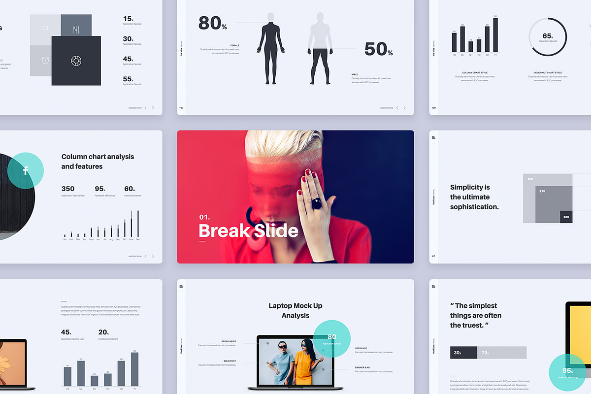 KLOE - Minimal Presentation Template, a Presentation Template by SimpleSmart (Photo 7 of 9)