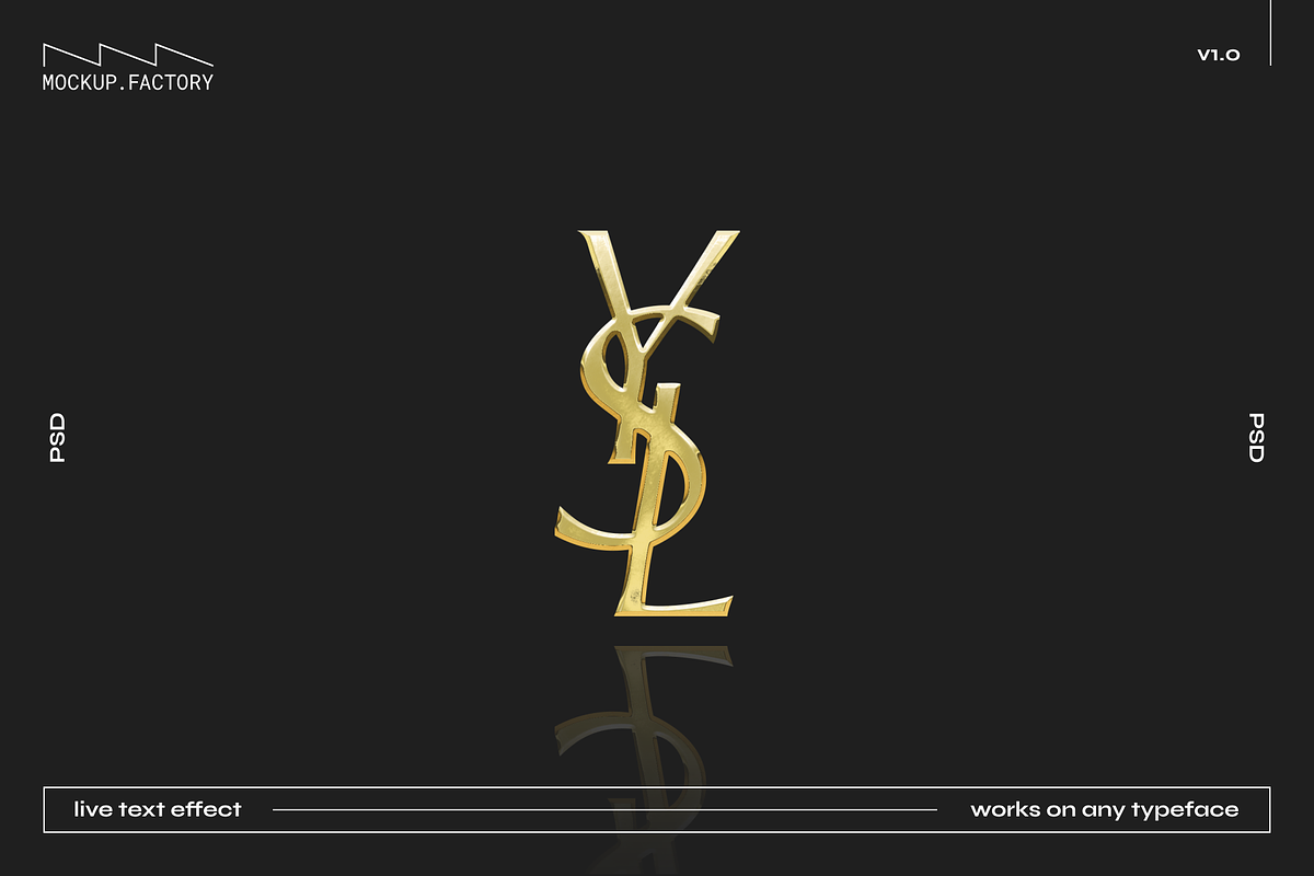 Gold | Live Type & Vector Effect, an Object Graphic by Mockup.Factory (Photo 6 of 7)