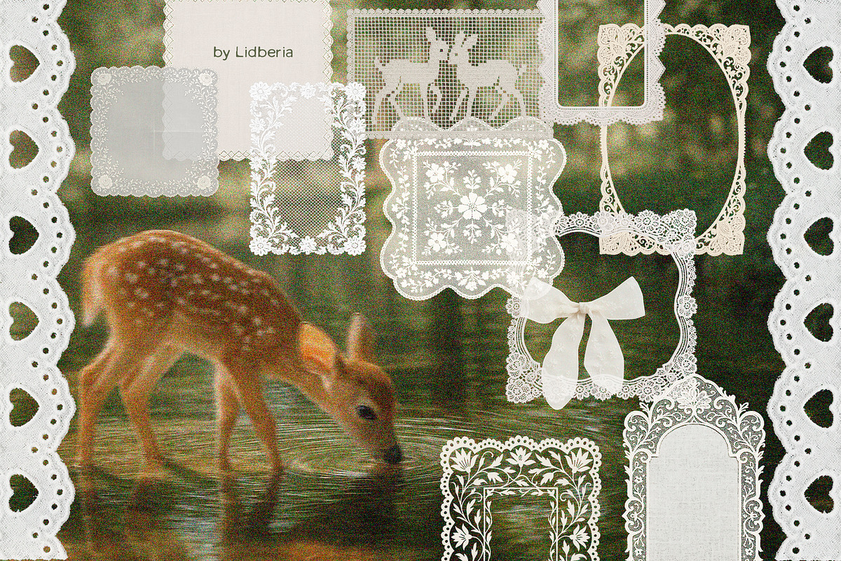 Lace Cottagecore Collection, an Object Graphic by Lidberia (Photo 7 of 10)